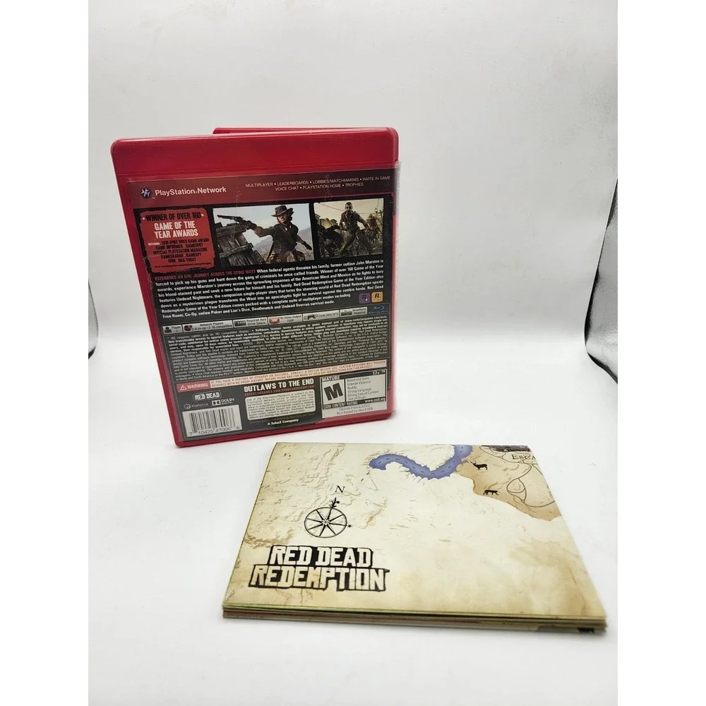Red Dead Redemption Game of the Year Edition (Sony PlayStation 3) PS3 CIB w/ map